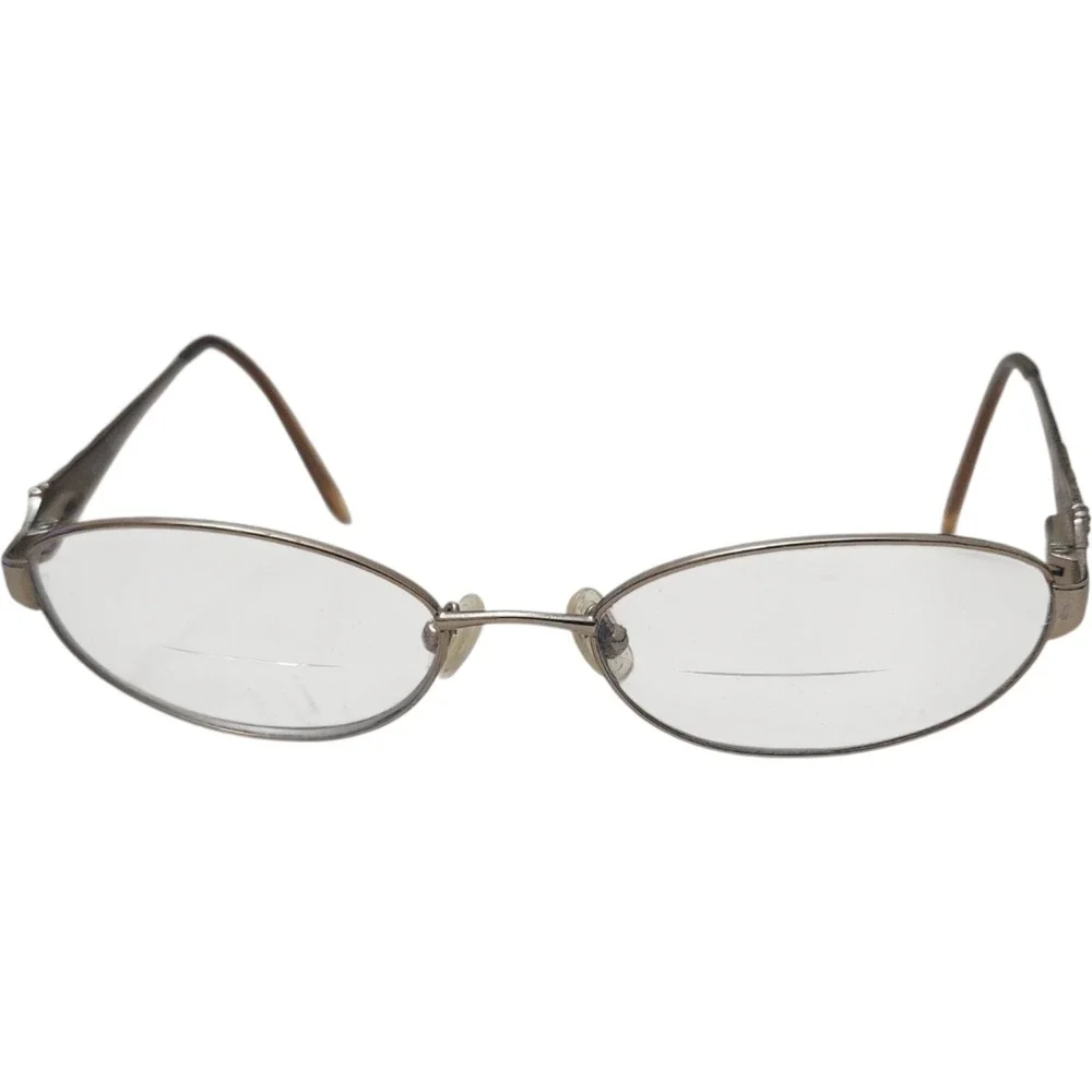 Bulova Spokane Oval‎ Eyeglasses Caramel Frames Only Brown Rhinestone 50-17-135